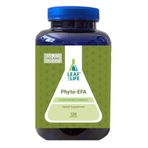 LeaftoLife PhytoEFA®️ – Herbal Essential Fatty Acids (120 Capsules)